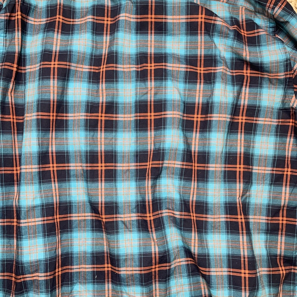 Tommy Hilfiger Mens XL Plaid Button Down Shirt Long Sleeve NY Fit Multicolored - Picture 11 of 11